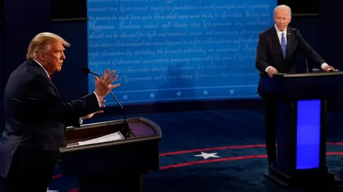 Donald Trump y Joe Biden pelean por ser el presidente de EE.UU.
