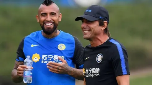 Vidal es el jugador con más partidos junto a Conte en Champions League
