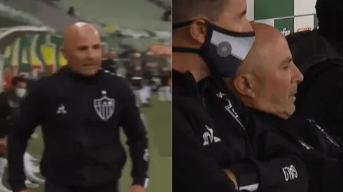 Jorge Sampaoli furioso con la derrota del Atlético Mineiro