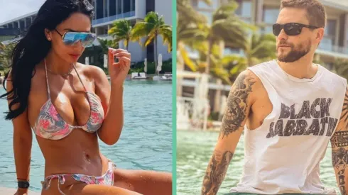 Pamela Díaz y Jean Philippe Cretton ya instalados en el Caribe.