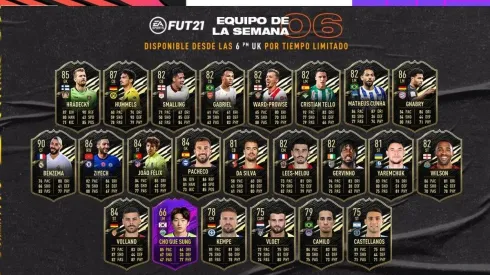 Karim Benzema lidera el equipo de la semana 6 de FIFA 21