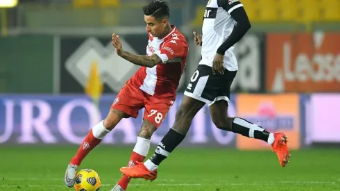 Erick Pulgar en el Parma-Fiorentina.