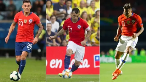 Gary Medel, Charles Aránguiz y Eduardo Vargas, ausentes en Chile contra Perú y Venezuela.