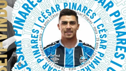 César Pinares oficializado como jugador de Gremio.