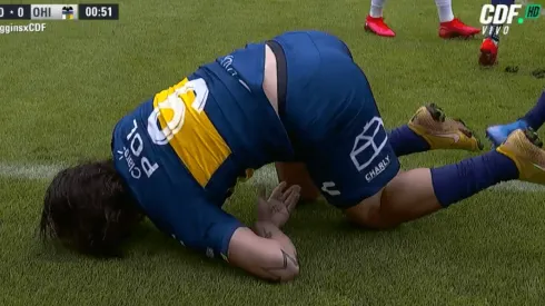 Pol asustó a los presentes, pero luego se paró como si nada y corrió sin problemas