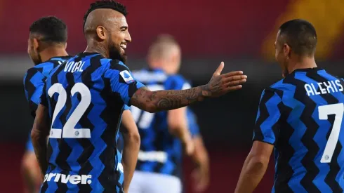 El King y AS7 rompieron las redes en las prácticas del Inter.