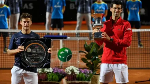 Djokovic y Schwartzman se vieron las caras por última vez en la final del Masters 1000 de Roma.