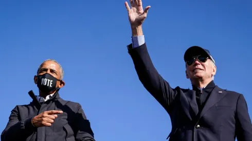 Barack Obama estuvo en los distintos puntos apoyando a Joe Biden.