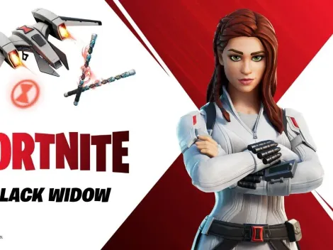 Black Widow Blanca disponible en la tienda de Fornite