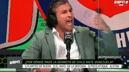 Fernando Solabarrieta se enojó en serio con los contertulios de ESPN Radio. Nadie andaba de buen humor tras la derrota con Venezuela