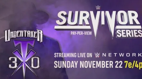 Survivor Series celebra los 30 años de la leyenda, el Undertaker.