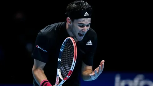 Thiem no pudo en la final en Londres.