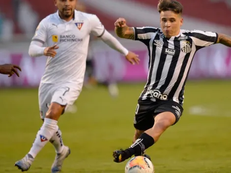 Santos saca ventaja en la llave de octavos de la Libertadores