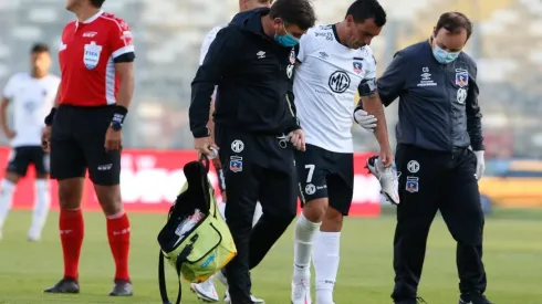 Esteban Paredes sufrió una fractura en el partido con Audax Italiano