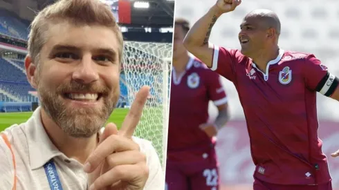 El periodista solo tuvo elogios para destacar el rendimiento de Chupete Suazo.