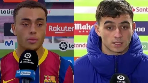 Sergiño Dest y Pedri han dado la cara después de las derrotas de Barcelona con Real Madrid y Atlético de Madrid
