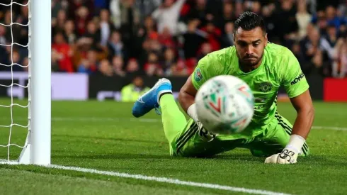 Romero quedó relegado en los Red Devils como tercer arquero.