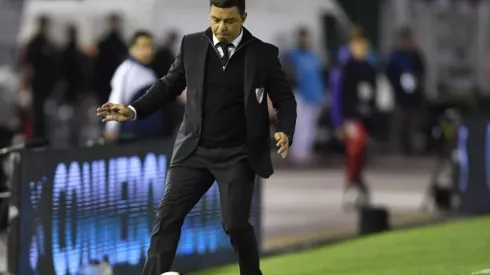 Marcelo Gallardo en la banca de River Plate
