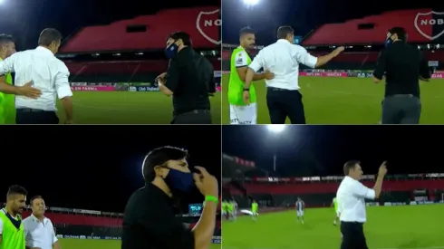 Kudelka discute airadamente con Alexander Medina