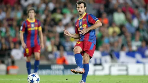 Javier Mascherano en el Barcelona