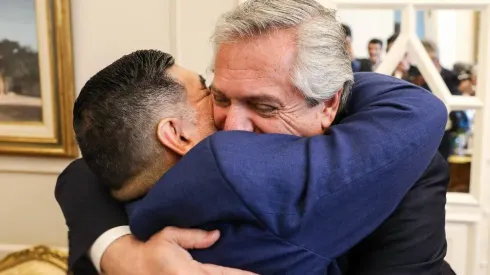 Alberto Fernández realizó emotiva despedida a Diego Maradona