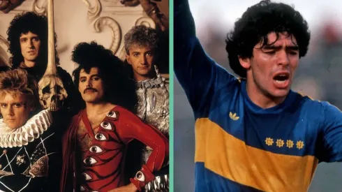 Queen conoció a Maradona en persona en el año 1981.