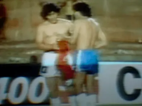 Puebla recuerda el día en que cambió camisetas con Maradona