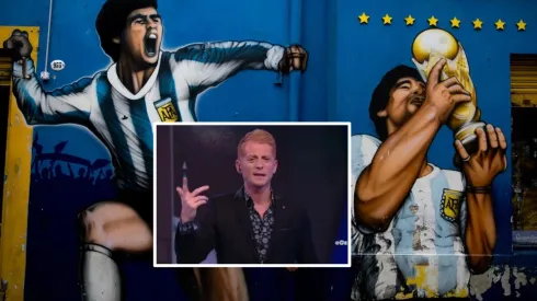 El colorado se quebró en una editorial dedicada al Diego.