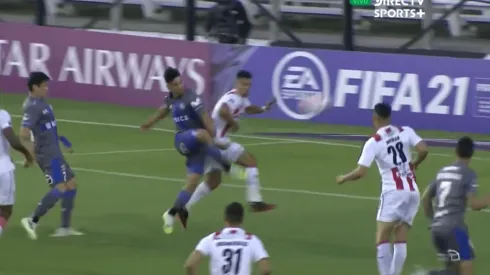 Zampedri sigue encendido y abrió el marcador ante River Plate de Uruguay