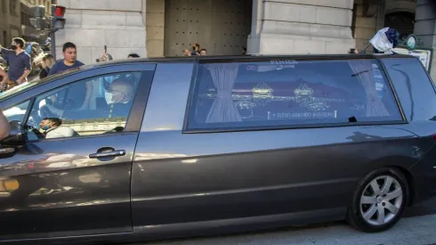 El adiós al Diego en Argentina