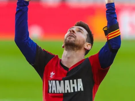 Estremecedor homenaje de Messi a Maradona en el Barça