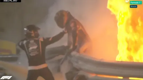 El piloto de Haas salvó su vida de milagro.