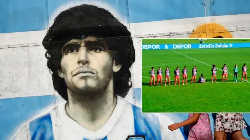 La jugadora del Viajes Interrías FF no quiso homenajear al Diego.