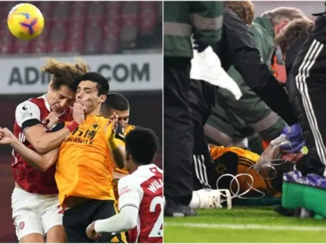 Raúl Jiménez fue operado tras brutal fractura de cráneo