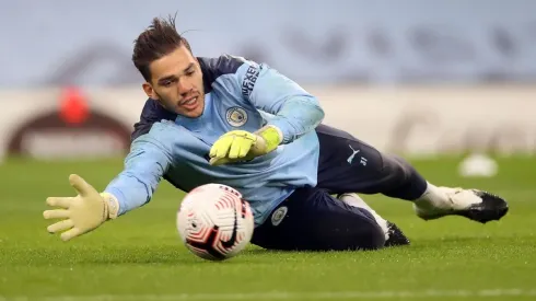 Ederson en el trabajo precompetitivo del Manchester City