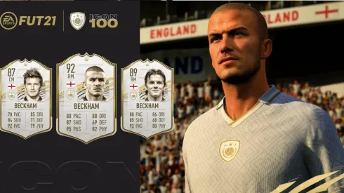 Revelados los stats de David Beckham en FIFA 21