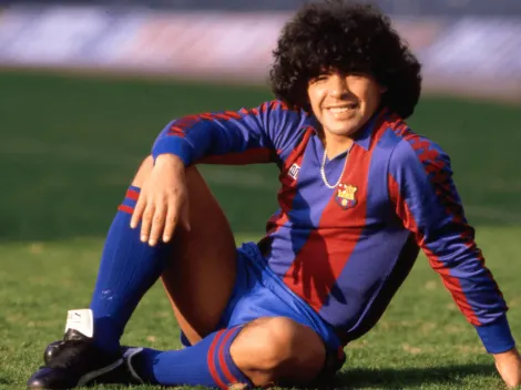 Maradona Junior pide que saquen el número 10 de Barcelona