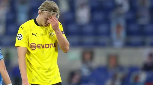 Haaland se lesionó en la previa del choque ante Lazio