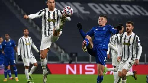 Cristiano Ronaldo ante el Dínamo Kiev