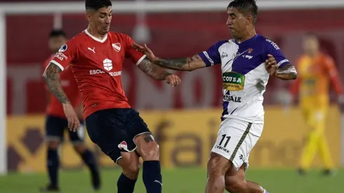 Pablo Hernández fue titular y estuvo en todo el triunfo de Independiente