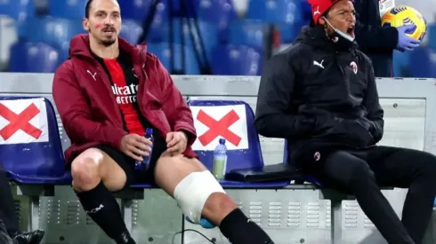 A pesar de sufrir una lesión hace unos dias el goleador Zlatan Ibrahimovic hace todos los esfuerzos para jugar ante Sampdoria