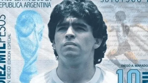 Tras la muerte de Maradona, los hinchas pidieron que fuera incluido en los billetes argentinos