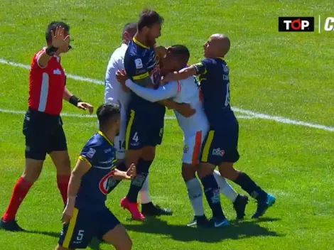 Video: ¡Expulsados! Godoy y Salinas se van a los combos