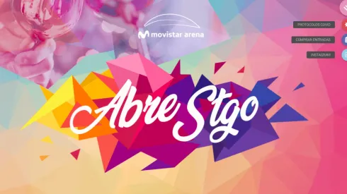 Abre Santiago iba a contar con la presencia de destacados artistas nacionales en las terrazas del Movistar Arena.