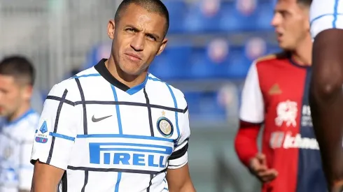 Alexis Sánchez fue titular en la visita de Inter a Cagliari