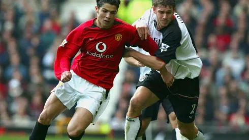 Cristiano Ronaldo en su primera campaña con el Manchester United