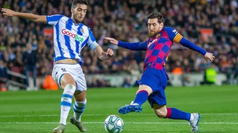 Lionel Messi anotó el único gol del partido entre Barcelona y Levante.