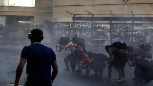 Dia 59 de manifestaciones en Plaza Italia