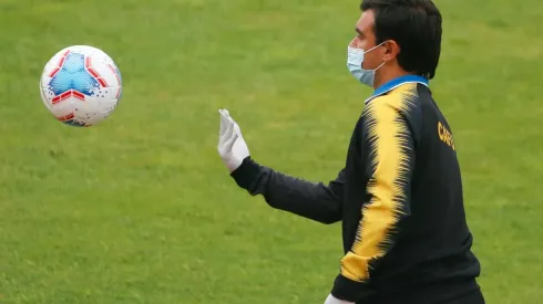 Juan José Ribera en la banca de Coquimbo Unido