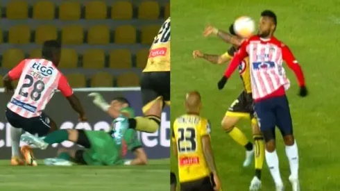 Las polémicas del VAR en el duelo entre Coquimbo Unido y Junior de Barranquilla